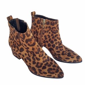 A New Day | Valerie Leopard Print Ankle Bootie 6.5